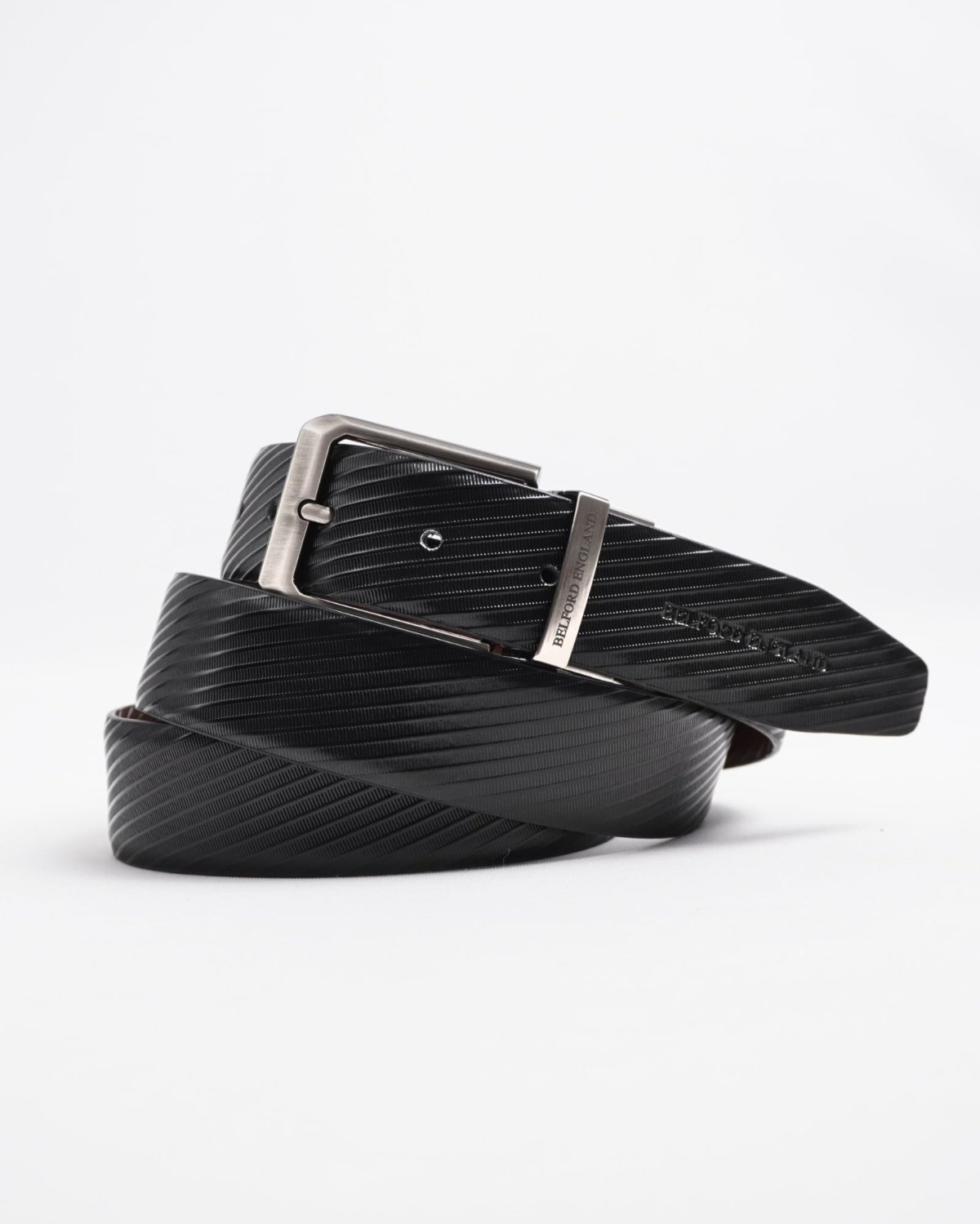 Arsenal Men's Original Leather Belt Reversible (Black & Brown)