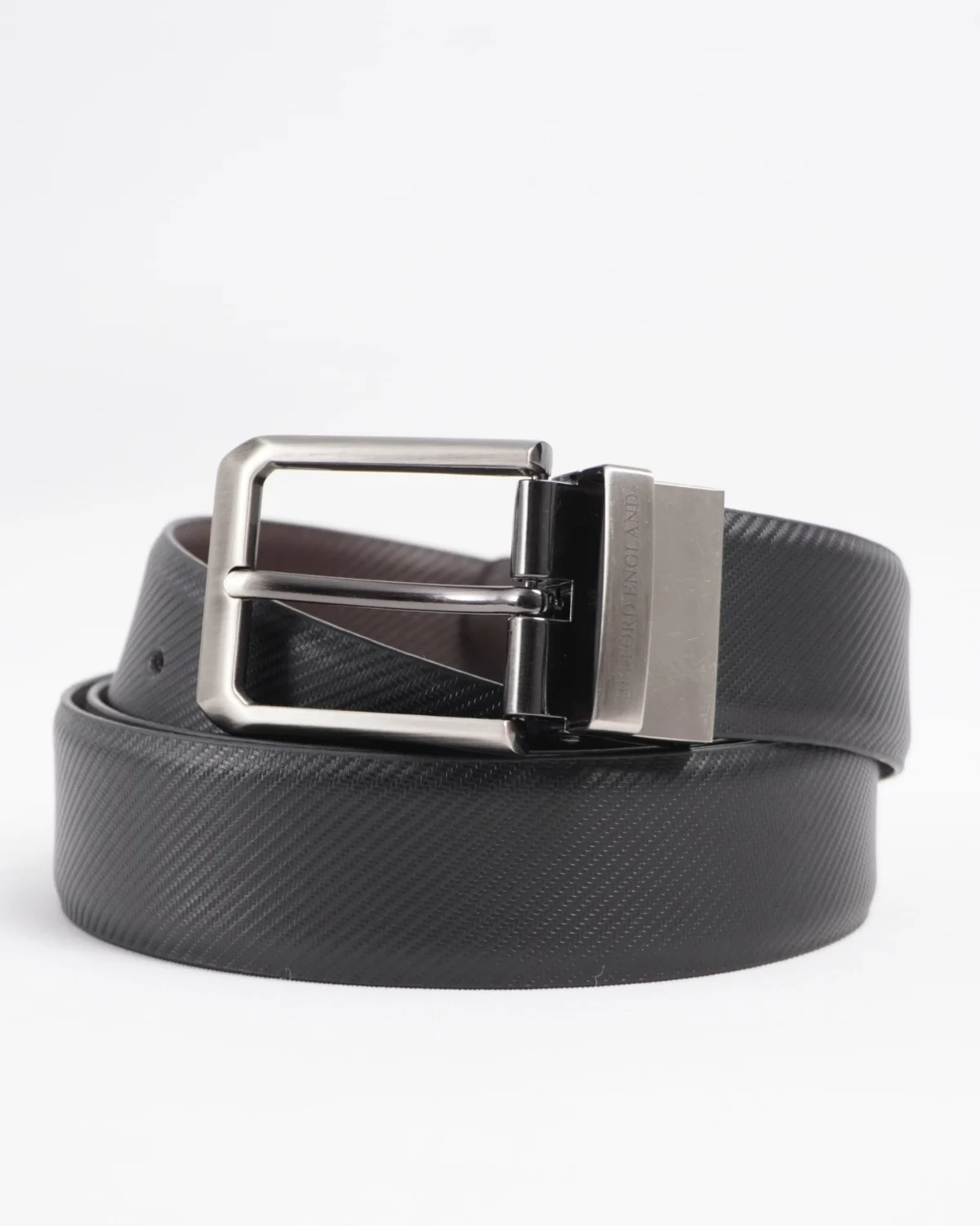 Lazio Men's Original Leather Belt Reversible (Black & Brown) Lazio Men's Original Leather Belt Reversible (Black & Brown)