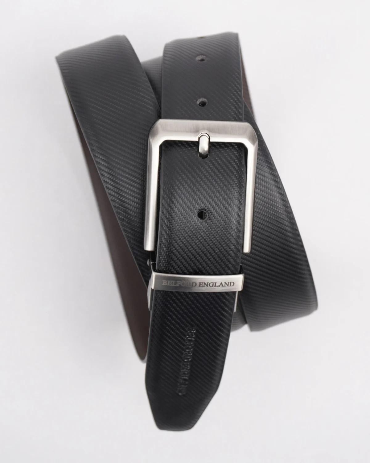 Lazio Men's Original Leather Belt Reversible (Black & Brown) Lazio Men's Original Leather Belt Reversible (Black & Brown)
