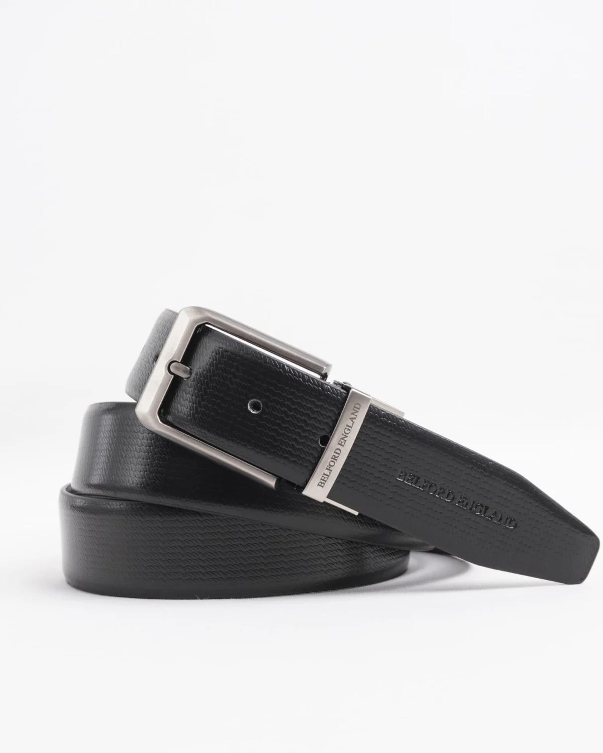 Milan Men's Original Leather Belt Reversible (Black & Brown) Milan Men's Original Leather Belt Reversible (Black & Brown)