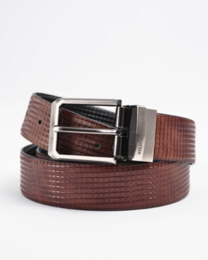 Torino Men's Original Leather Belt Reversible (Black & Brown)