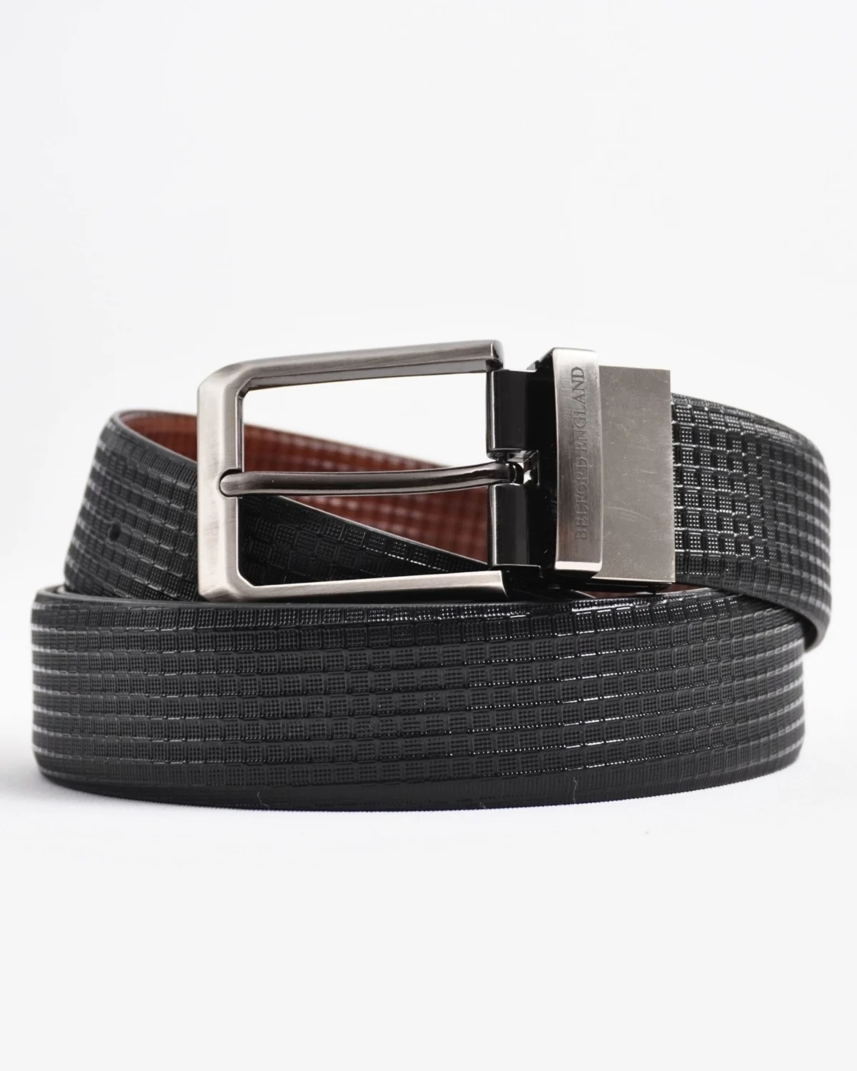 Torino Men's Original Leather Belt Reversible (Black & Brown) Torino Men's Original Leather Belt Reversible (Black & Brown)