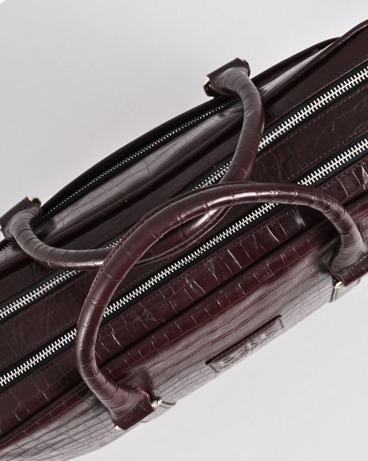 Executive Men's Original Leather Briefcase (Croco Cherry) Executive Men's Original Leather Briefcase (Croco Cherry)