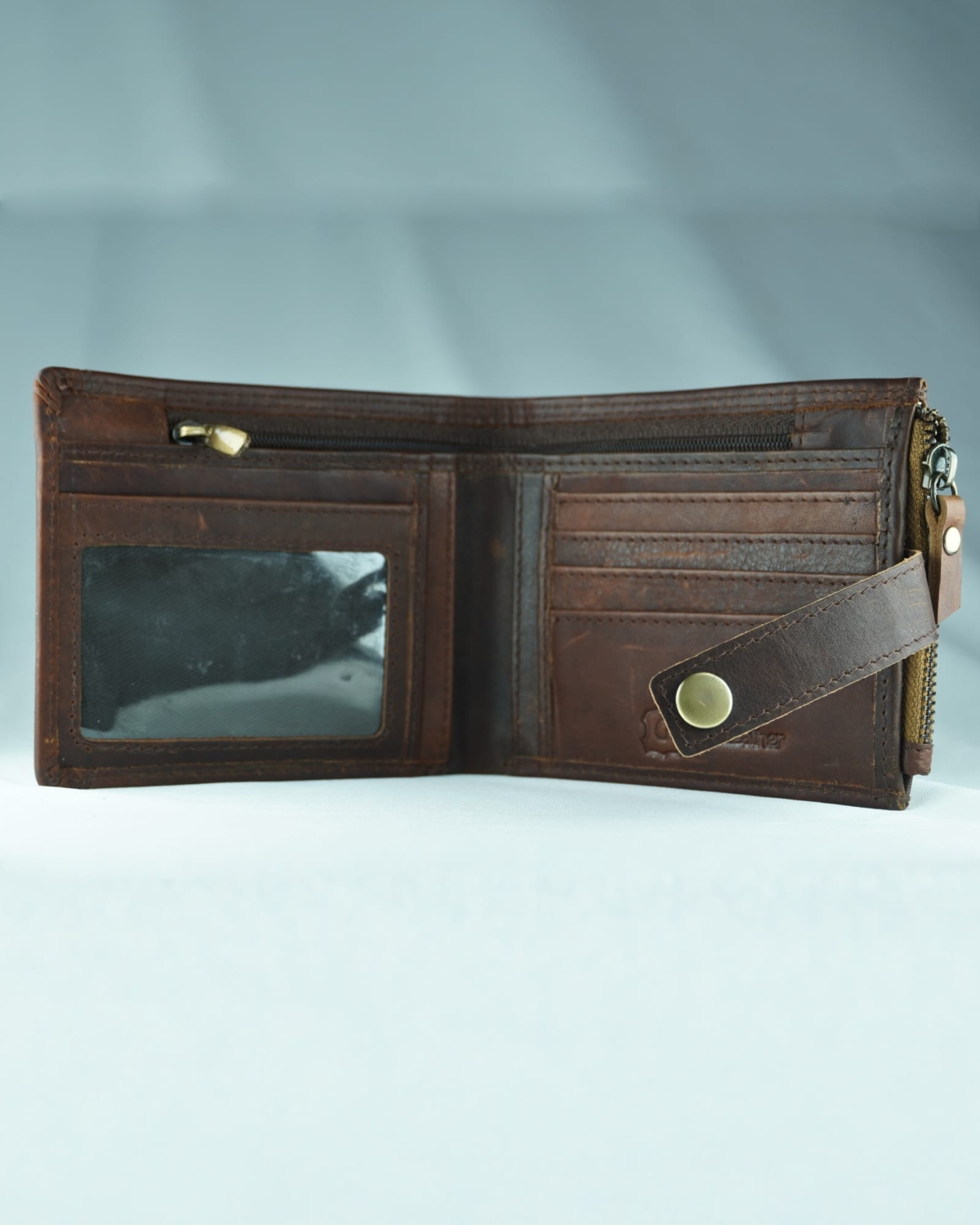 Columbus Men’s Original Leather Wallet Vintage Edition (Brown) Columbus Men’s Original Leather Wallet Vintage Edition (Brown)