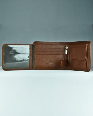 Harley Men’s Original Leather Wallet (Brown)