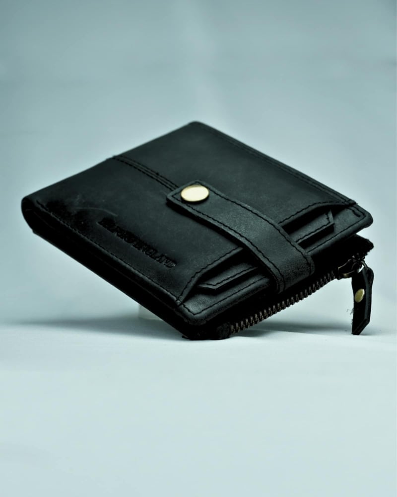 Ontario Men’s Original Leather Wallet (Vintage Black)
