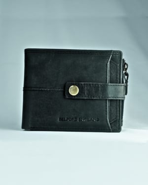 Ontario Men’s Original Leather Wallet (Vintage Black)