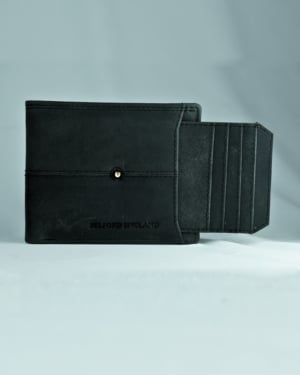Ontario Men’s Original Leather Wallet (Vintage Black)