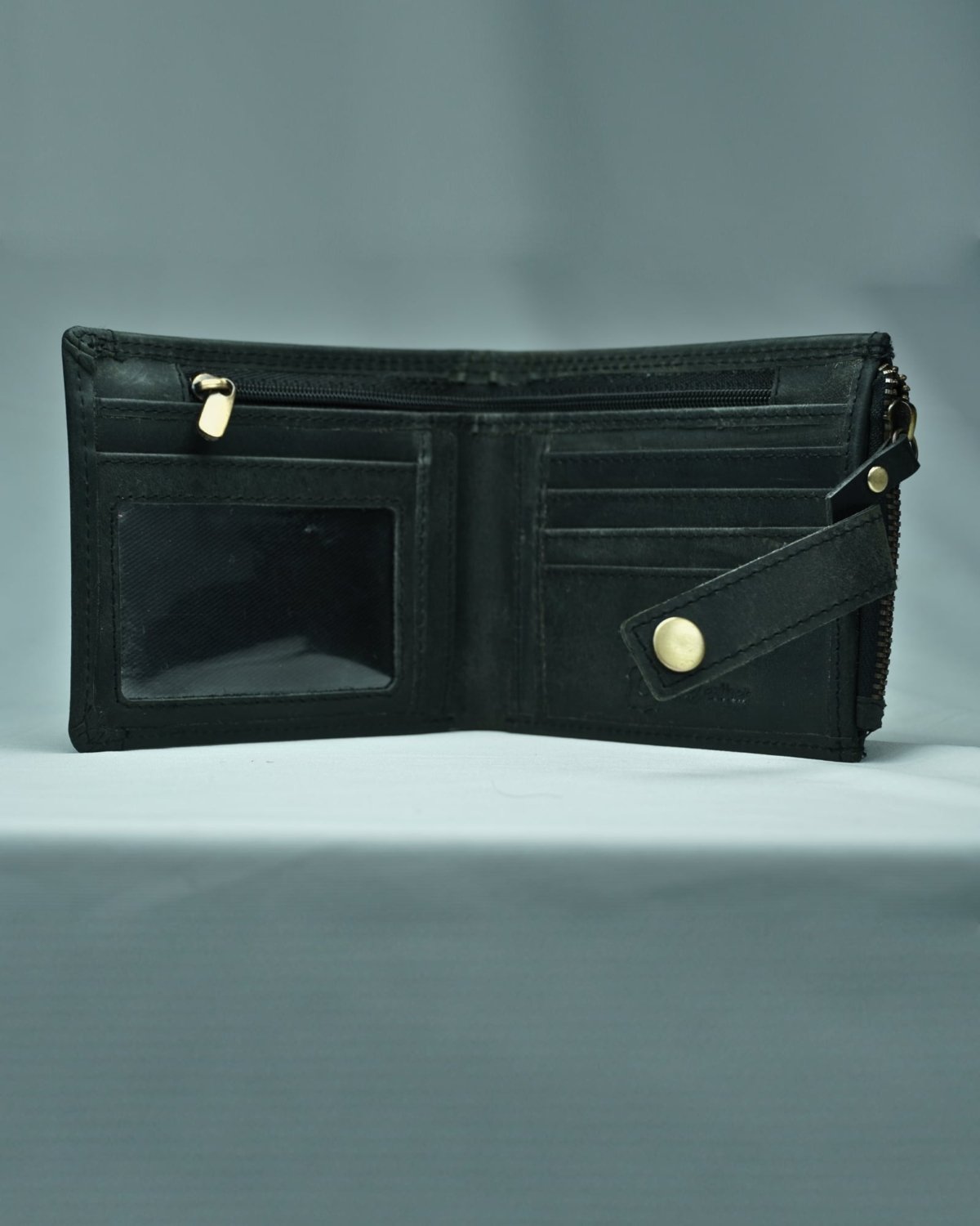 Ontario Men’s Original Leather Wallet (Vintage Black) Ontario Men’s Original Leather Wallet (Vintage Black)