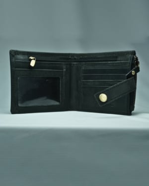 Ontario Men’s Original Leather Wallet (Vintage Black)