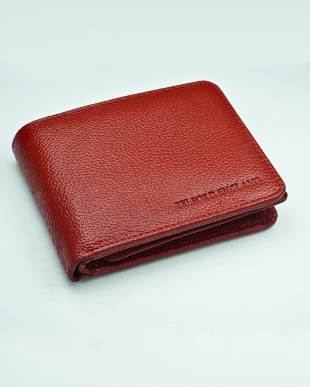 Redburry Men’s Original Leather Wallet (Red) Redburry Men’s Original Leather Wallet (Red)