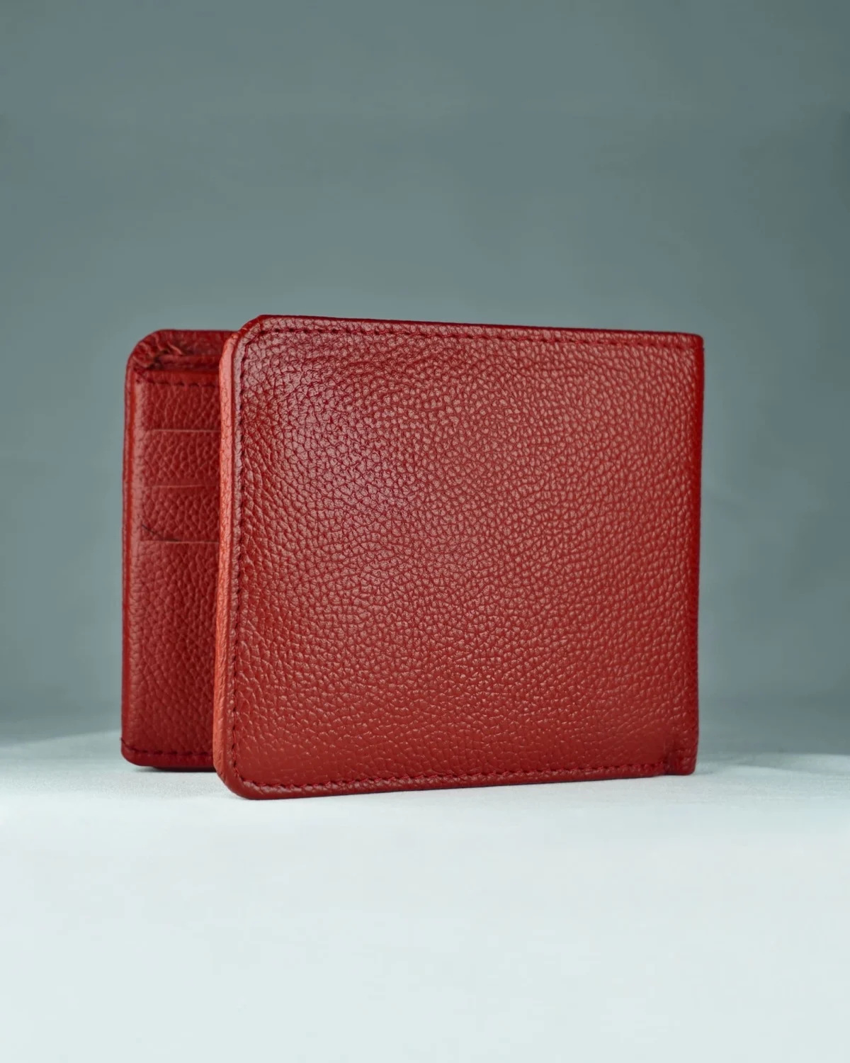 Redburry Men’s Original Leather Wallet (Red) Redburry Men’s Original Leather Wallet (Red)