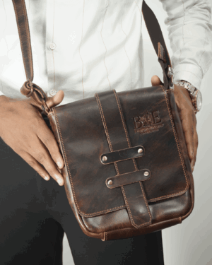 Bentley Original Leather Sling Messenger Bag (Multipurpose Bag)