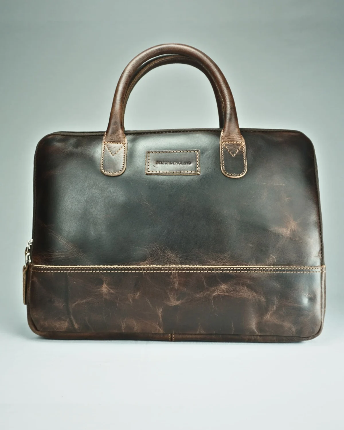 Executive Sleek Series - Men's Original Leather Laptop Bag (Dark Brown) Executive Sleek Series - Men's Original Leather Laptop Bag (Dark Brown)