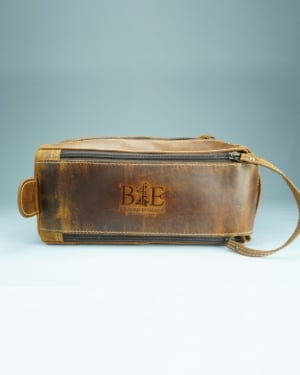 Bristol - Original Leather Dopp Kit (Rustic Brown)