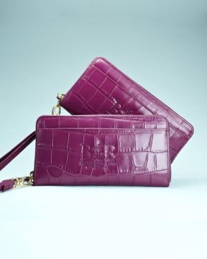 Isabella - Women’s Original Leather Wallet (Premium Purple)