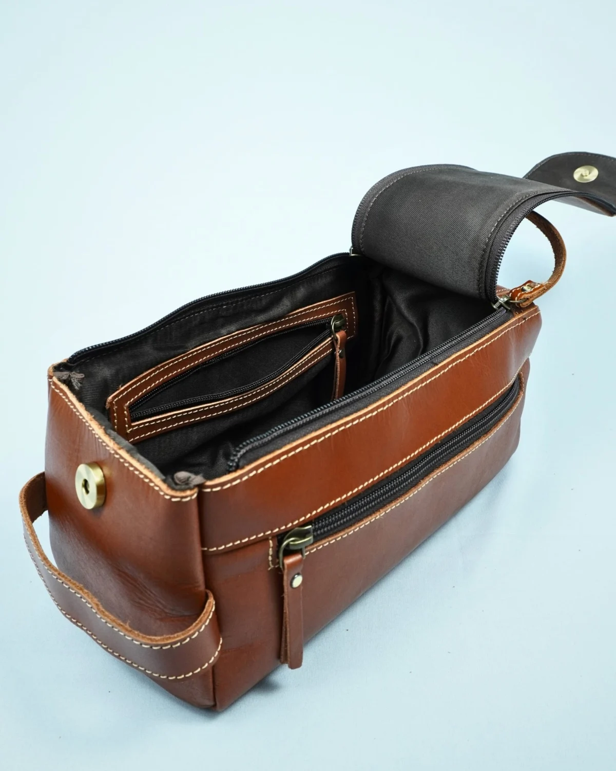 Japan - Original Leather Dopp Kit (Tan) Japan - Original Leather Dopp Kit (Tan)
