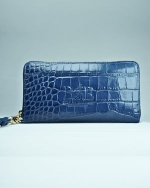 Mia - Women’s Original Leather Wallet (Premium Blue)