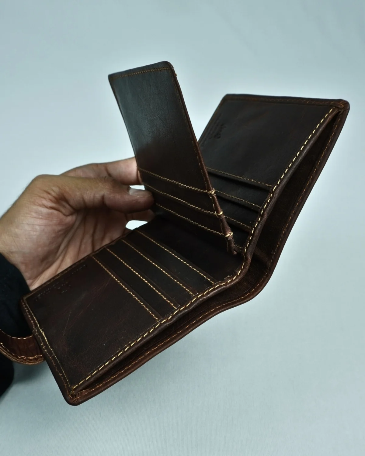 Braxton- Men’s Original Leather Wallet (Vintage Brown) Braxton- Men’s Original Leather Wallet (Vintage Brown)