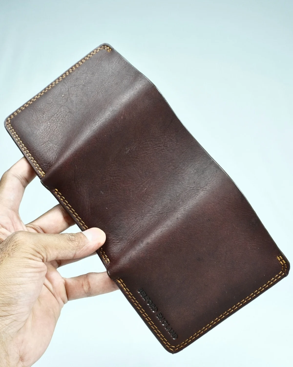 Enfield - Men’s Original Leather Tri-Fold Wallet (Vintage Brown) Enfield - Men’s Original Leather Tri-Fold Wallet (Vintage Brown)