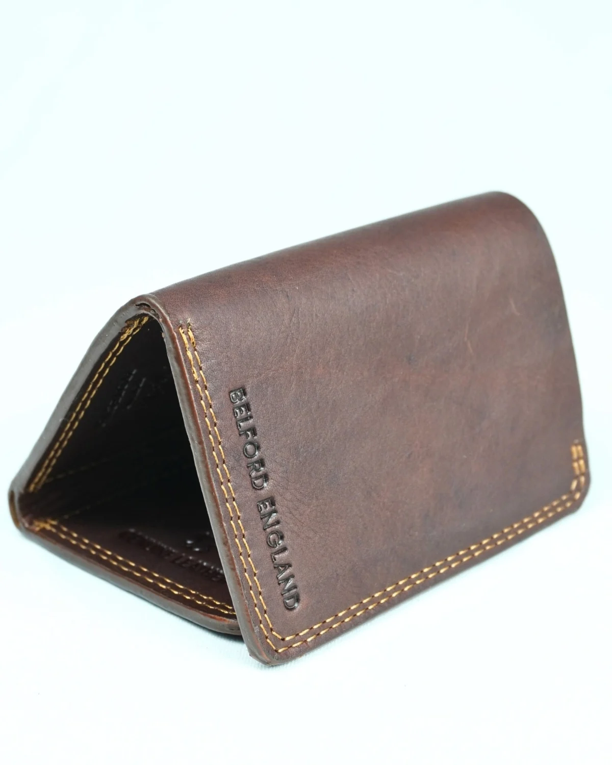 Enfield - Men’s Original Leather Tri-Fold Wallet (Vintage Brown) Enfield - Men’s Original Leather Tri-Fold Wallet (Vintage Brown)