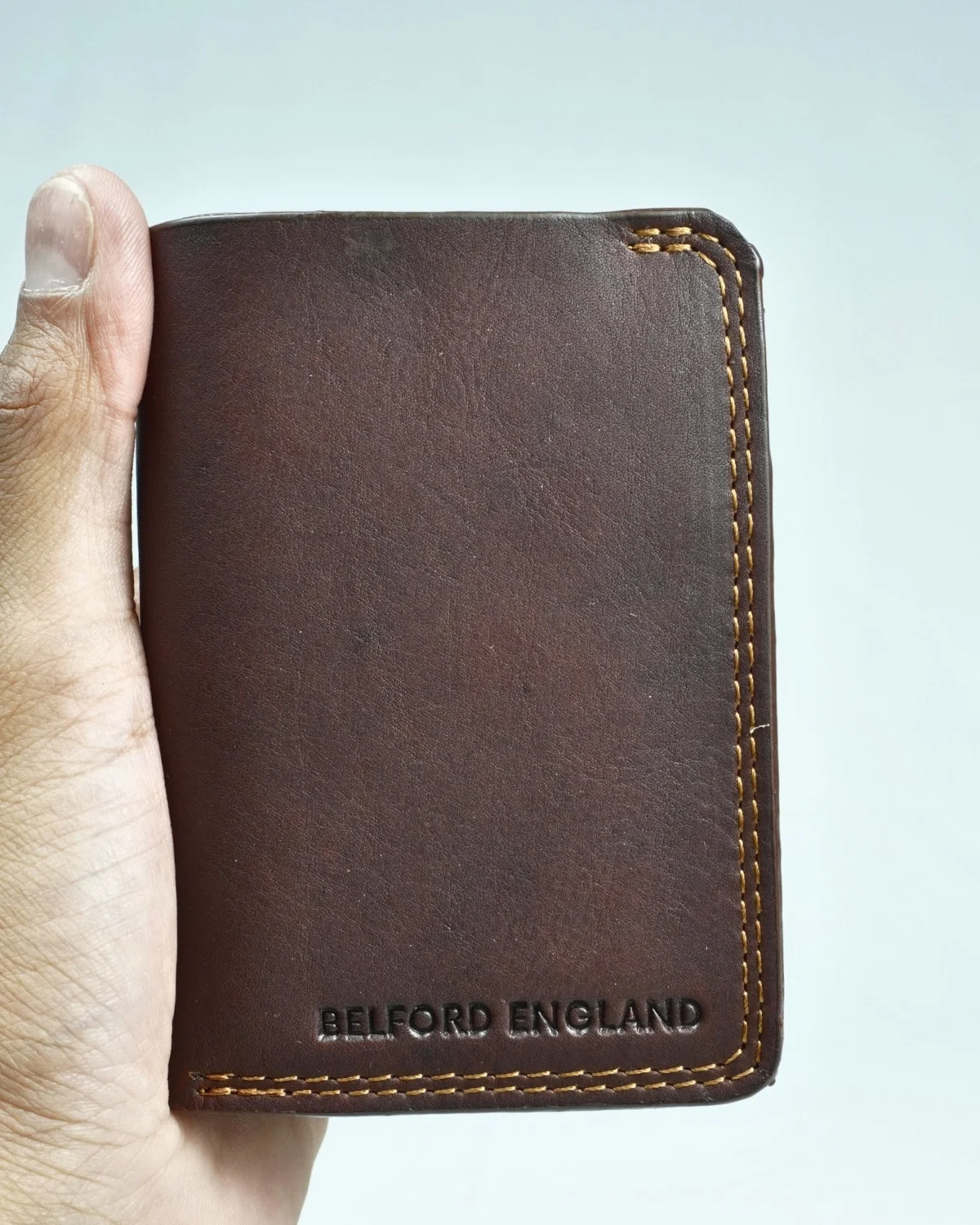 Enfield - Men’s Original Leather Tri-Fold Wallet (Vintage Brown) Enfield - Men’s Original Leather Tri-Fold Wallet (Vintage Brown)