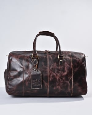 The Heritage Original Leather Travel Bag (Vintage Brown)