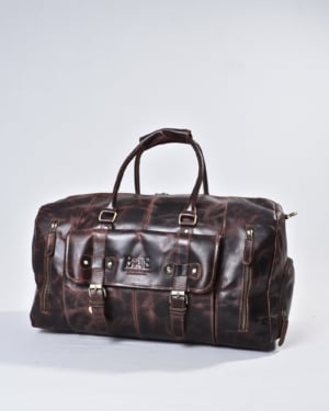 The Heritage Original Leather Travel Bag (Vintage Brown)