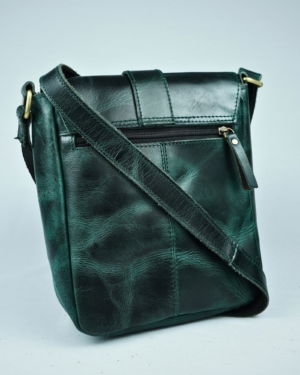 Emerald Original Leather Sling Messenger Bag (Multipurpose Bag)