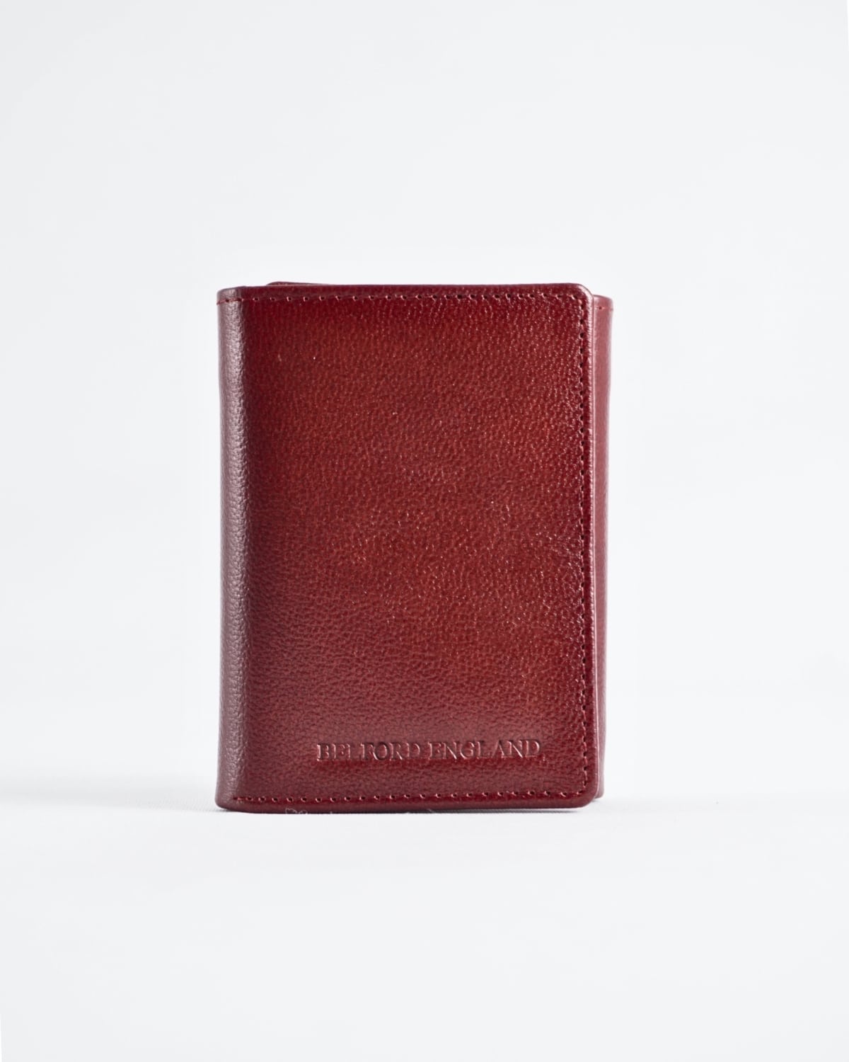 Dublin - Men’s Original Leather Trifold Wallet (Brown & Cherry Blend)