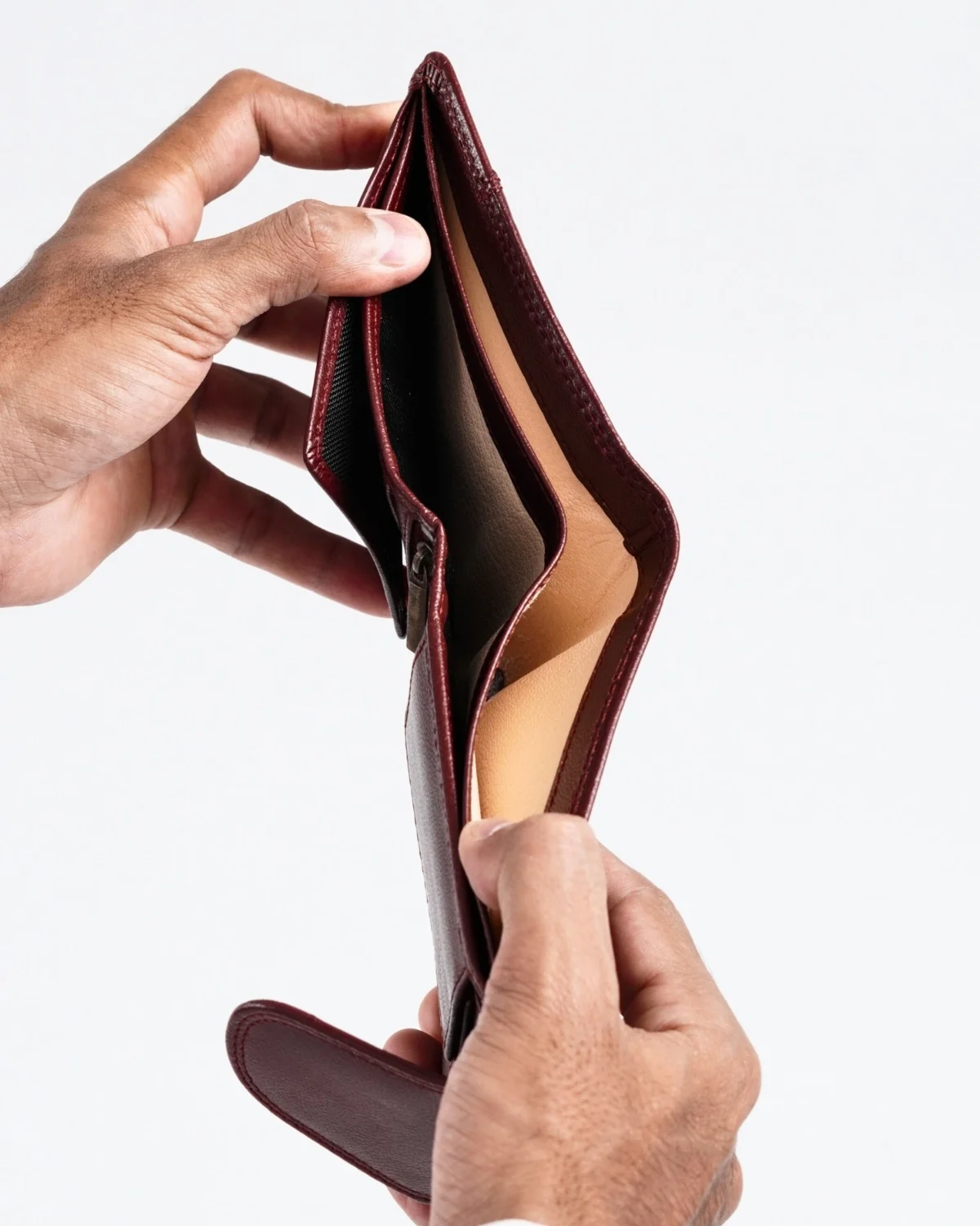 Derby - Men’s Original Leather Wallet (Brown & Cherry Blend) Derby - Men’s Original Leather Wallet (Brown & Cherry Blend)