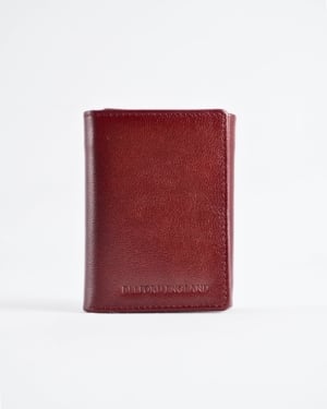 Dublin - Men’s Original Leather Trifold Wallet (Brown & Cherry Blend)