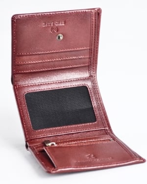 Dublin - Men’s Original Leather Trifold Wallet (Brown & Cherry Blend)