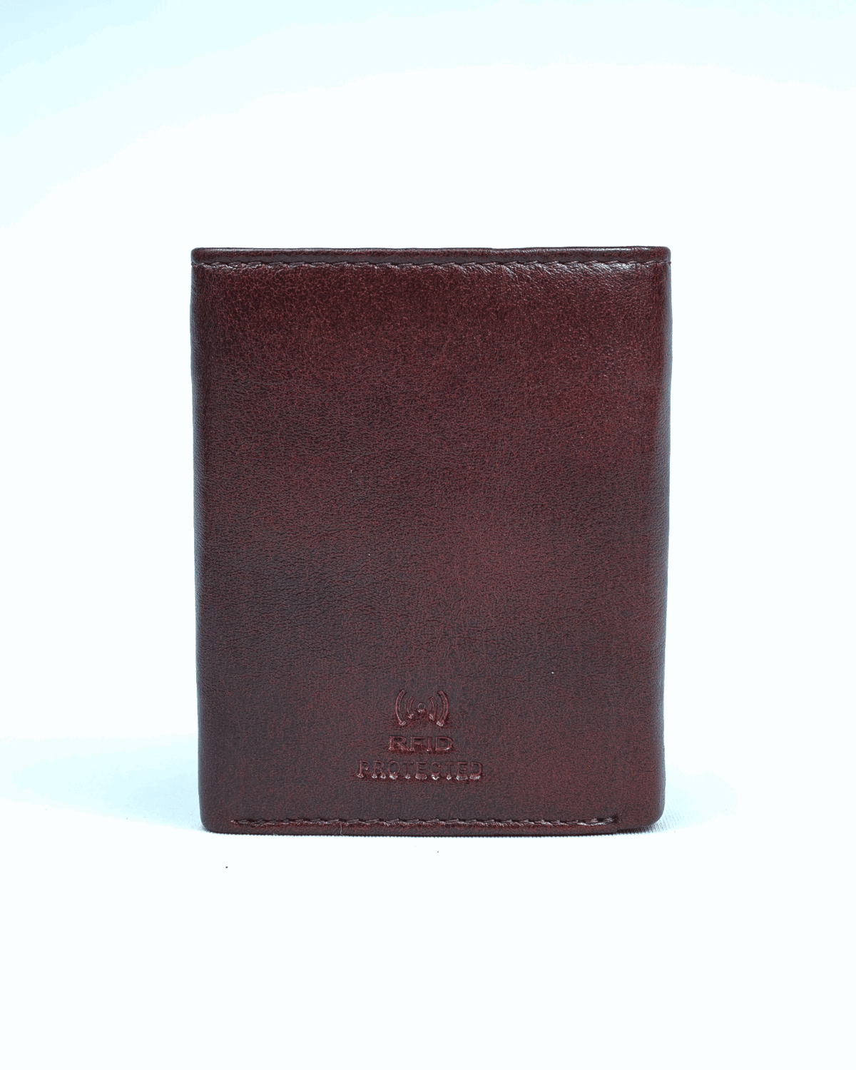 Dublin - Men’s Original Leather Trifold Wallet (Brown & Cherry Blend)