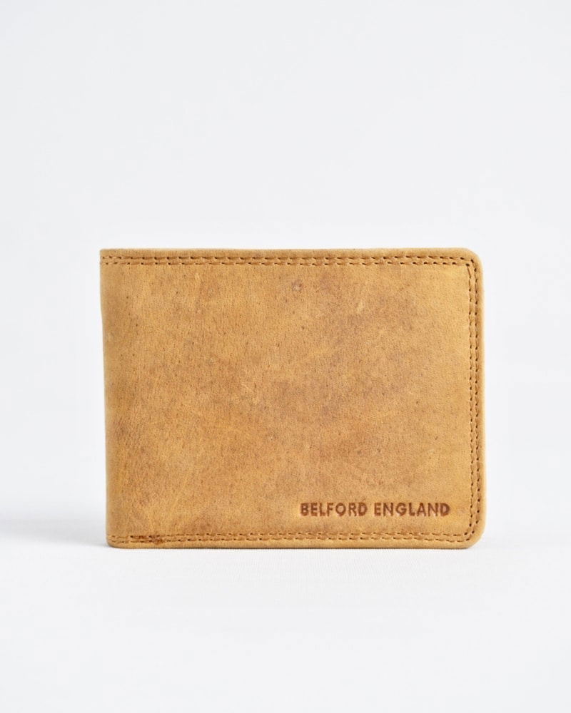 Cambridge Men’s Original Soft Leather Wallet (Rugged Tan)