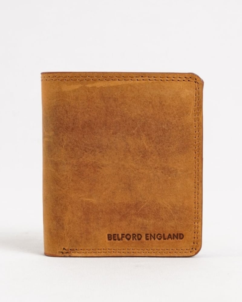 Aubrey - Men’s Original Leather Wallet (Rugged Tan)