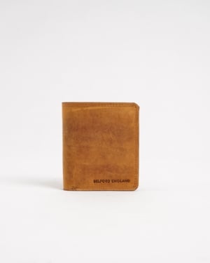 Aubrey - Men’s Original Leather Wallet (Rugged Tan)