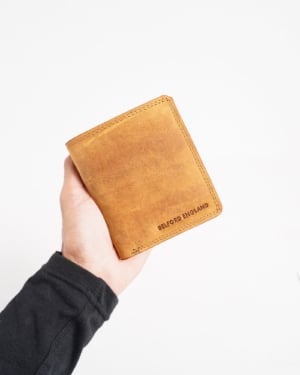 Aubrey - Men’s Original Leather Wallet (Rugged Tan)