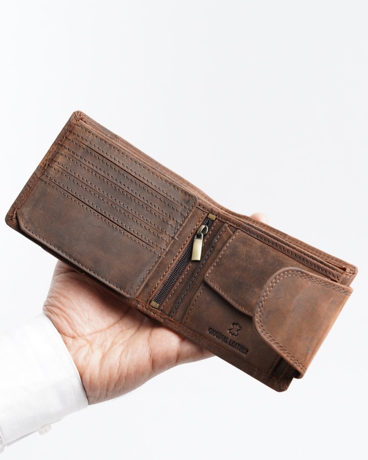 Derby - Men’s Original Leather Wallet (Rugged Series)