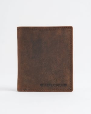 Hyde Men’s Original Leather Wallet (Rugged Brown)