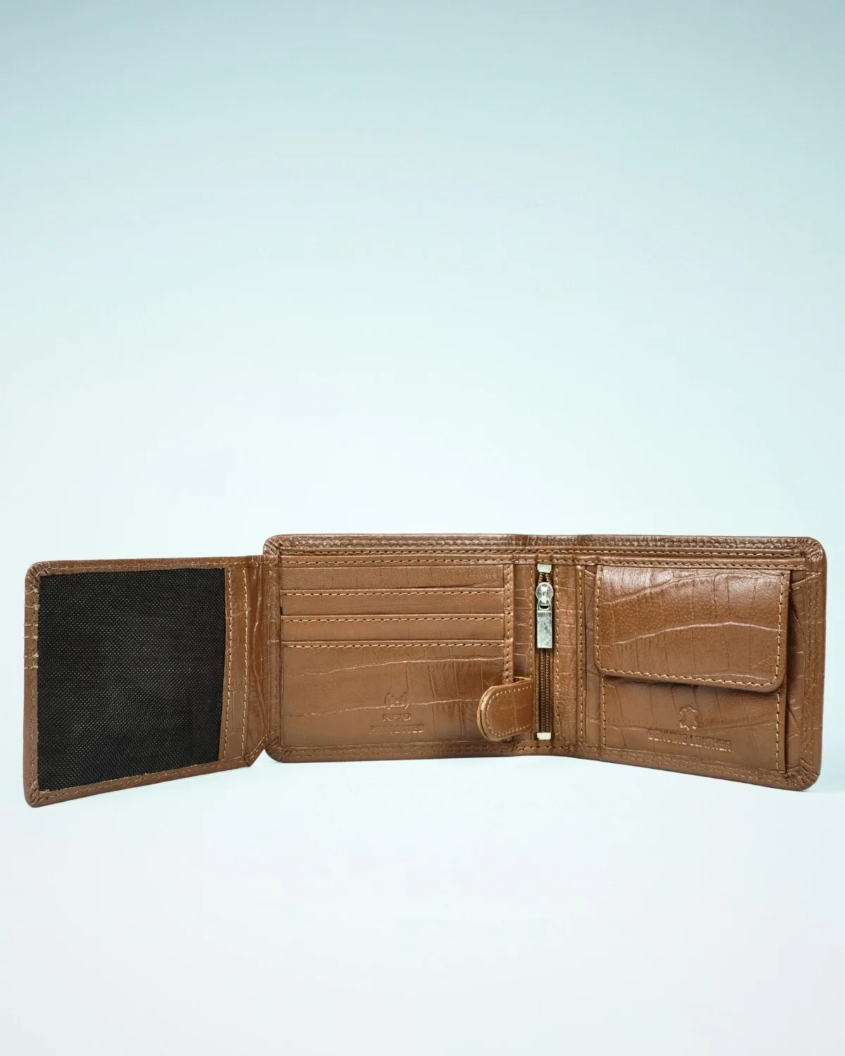 Cambridge Men’s Original Leather Wallet (Croco Brown) Cambridge Men’s Original Leather Wallet (Croco Brown)