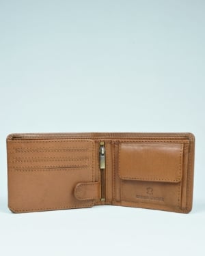 Cambridge - Men’s Original Leather Wallet (Walnut Brown)