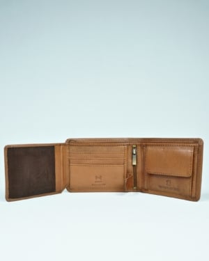 Cambridge - Men’s Original Leather Wallet (Walnut Brown)