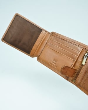 Cambridge - Men’s Original Leather Wallet (Walnut Brown)