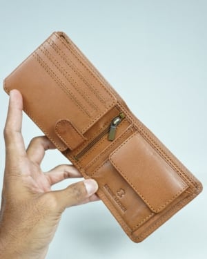 Cambridge - Men’s Original Leather Wallet (Walnut Brown)
