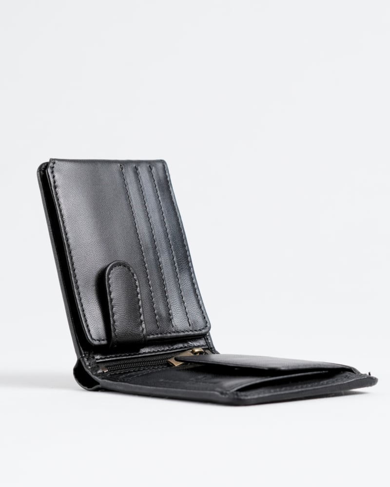 Cambridge - Men’s Original Leather Wallet (Jet Black)