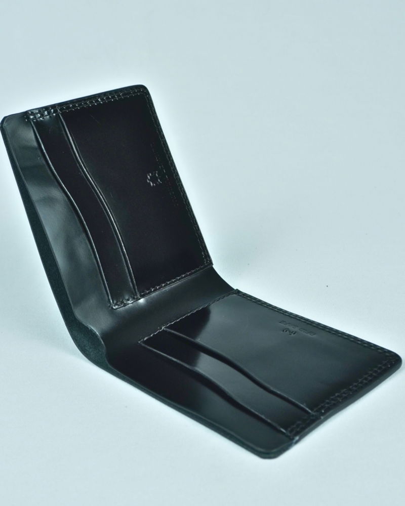 Berlin - Men’s Original Leather Sleek Wallet (Jet Black)