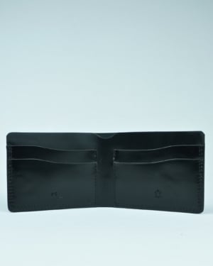 Berlin - Men’s Original Leather Sleek Wallet (Jet Black)