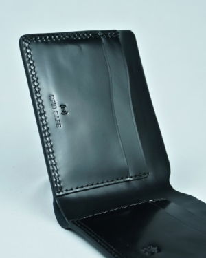 Berlin - Men’s Original Leather Sleek Wallet (Jet Black)