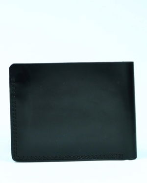 Berlin - Men’s Original Leather Sleek Wallet (Jet Black)